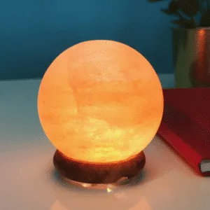 Himalayan Salt Lamp - Crystal Sphere USB Port