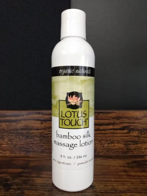 Lotus Touch Organic Naturals™ Bamboo Silk Massage Lotion 8 Oz