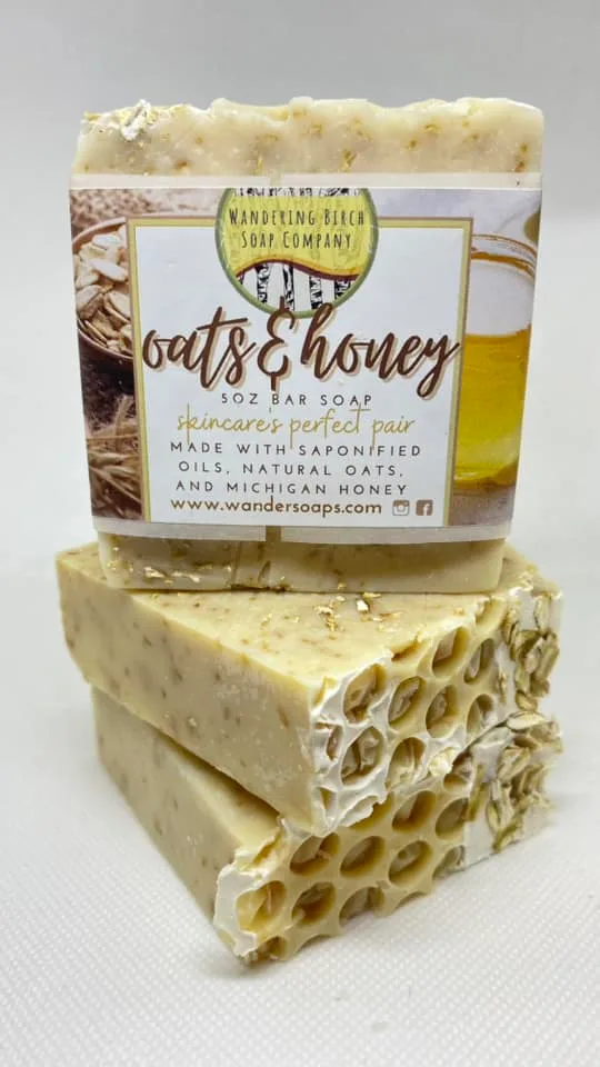 Wandering Birch Oats & Honey Bar Soap