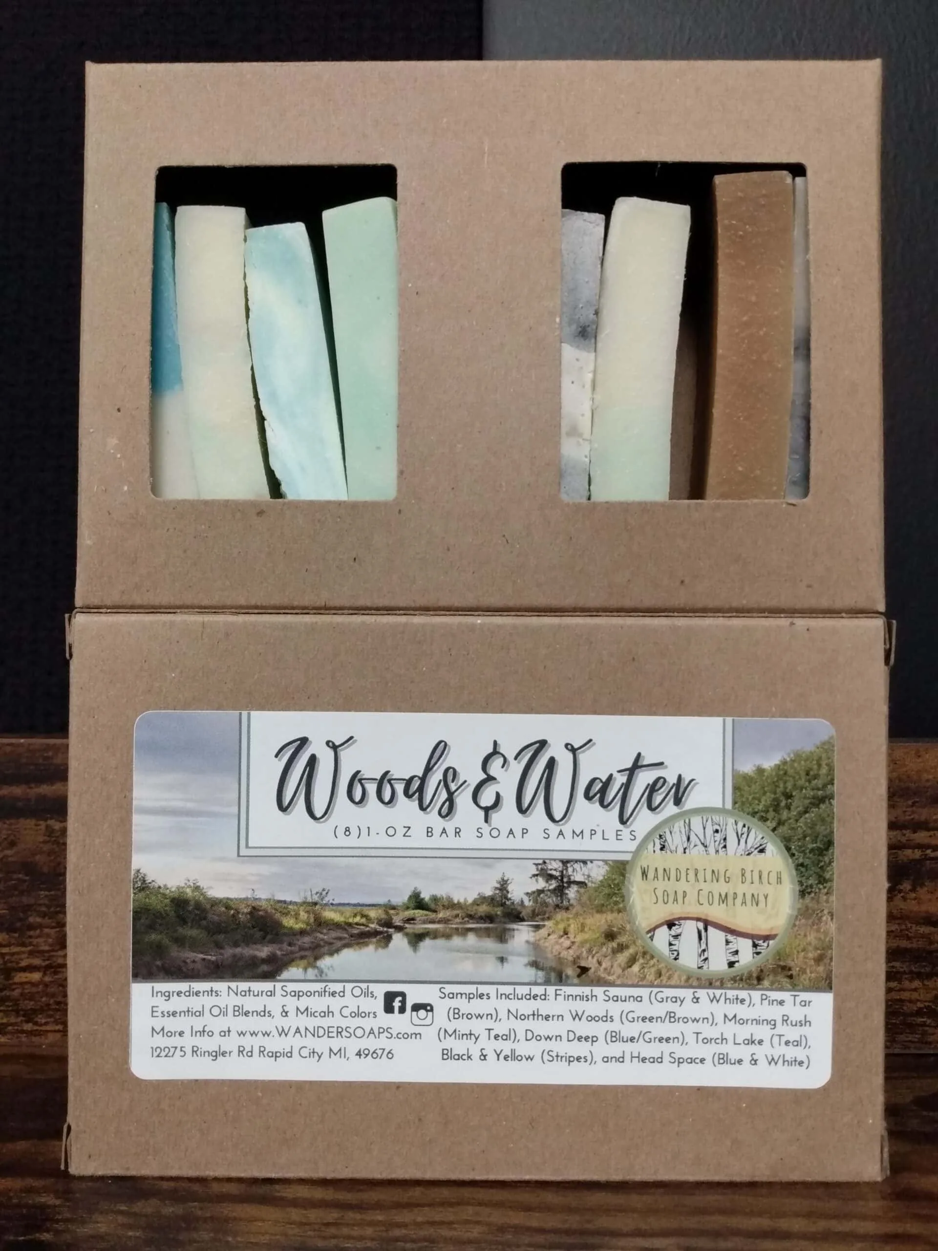 Wandering Birch Bar Soap Sample - Woods & Water