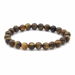 Bracelet Crystal - Tiger's Eye 8mm Beads