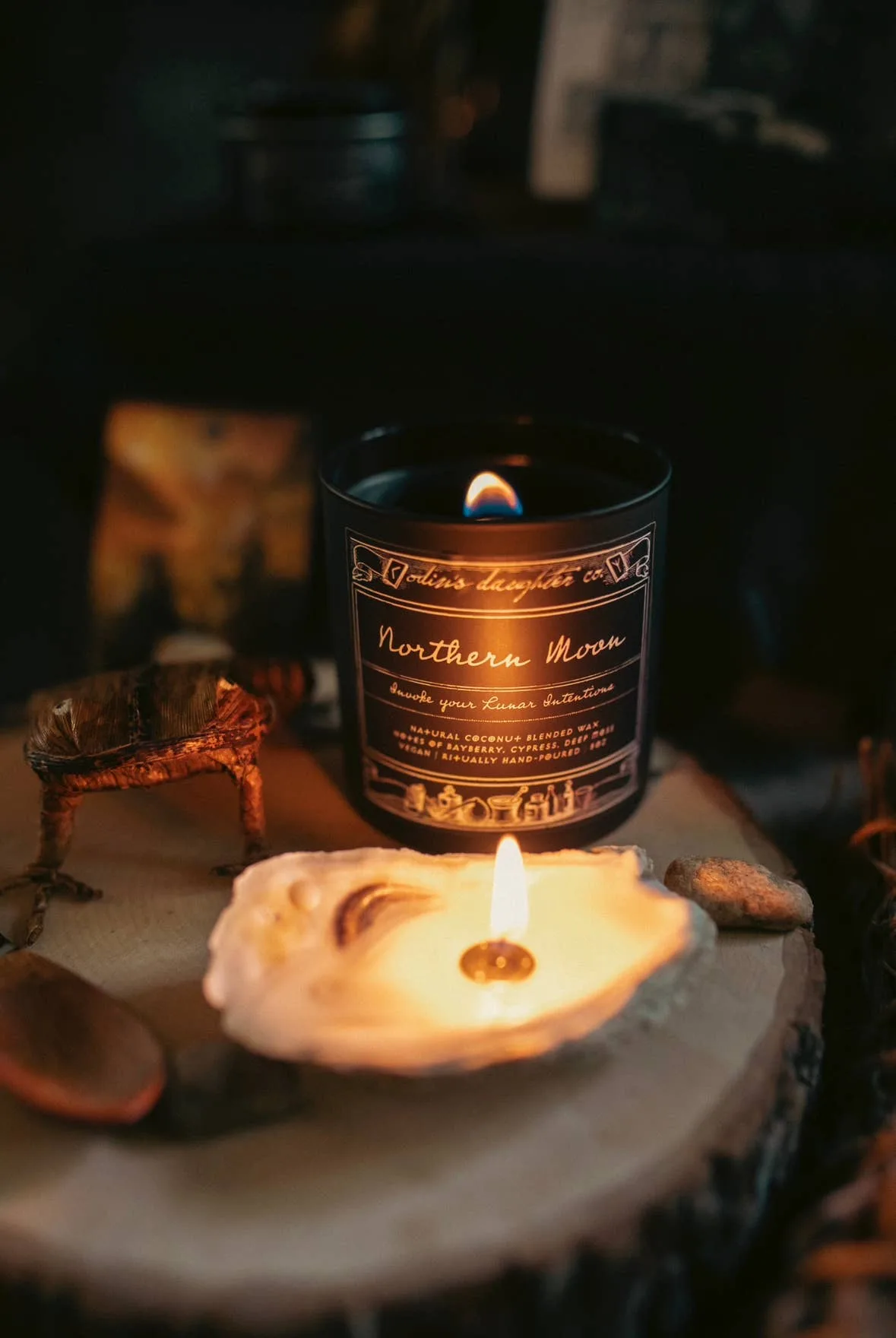 Odin's Daughter Ritual Candle - Northern Moon