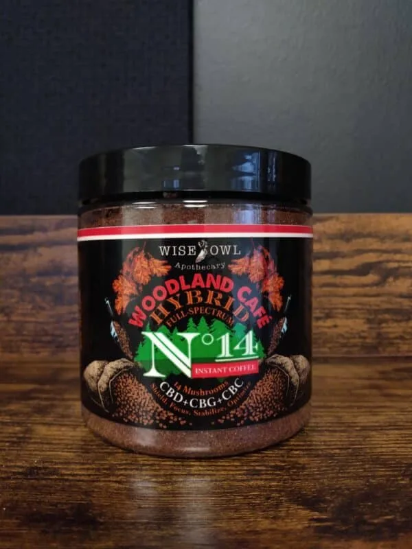 Wise Owl Apothecary - Woodland Cafe Hybrid CBD Mushroom Coffee