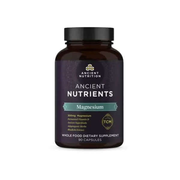 Ancient Nutrients - Magnesium - 90 Count: Black